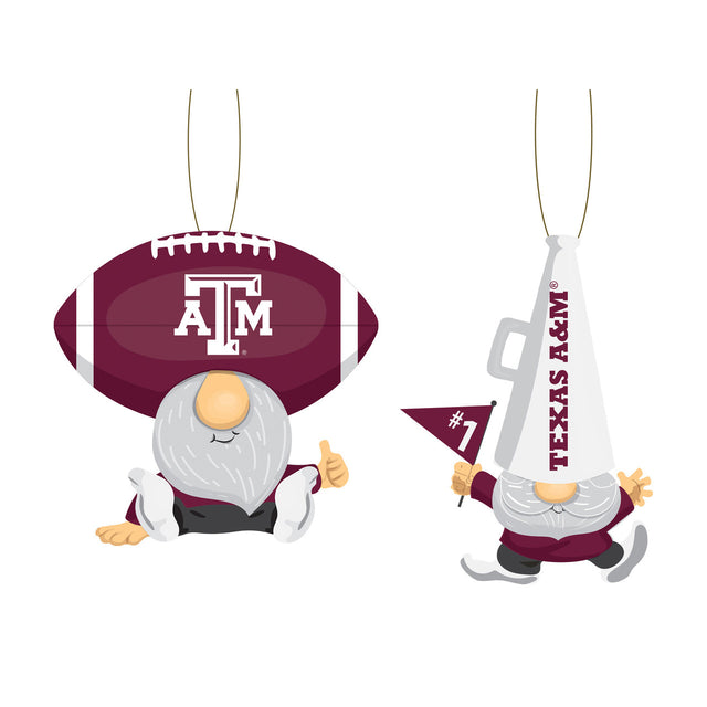 Paquete de 2 abanicos con adornos de gnomos de Texas A&amp;M Aggies