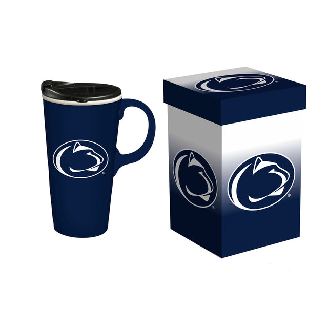 Café con leche para viaje de 17 oz de los Penn State Nittany Lions en caja