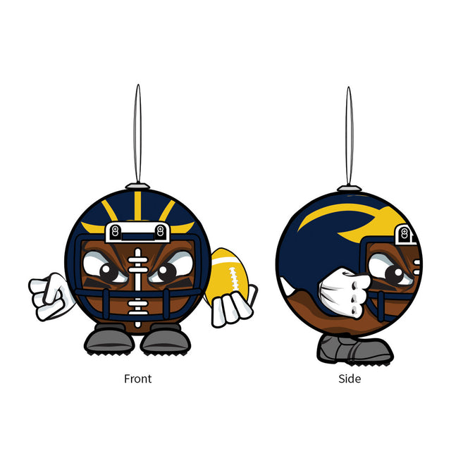 Adorno con forma de bola de los Wolverines de Michigan