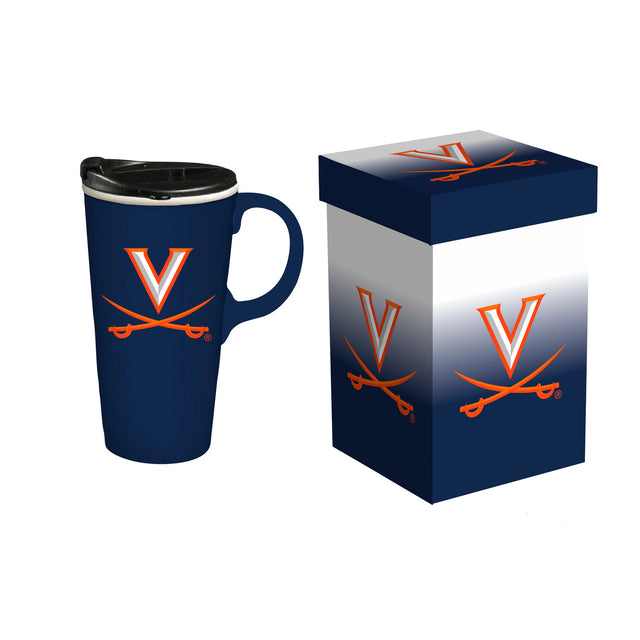 Virginia Cavaliers Drink 17oz Travel Latte Boxed