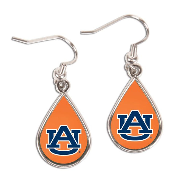 Pendientes de Auburn Tigers con forma de lágrima en cartulina