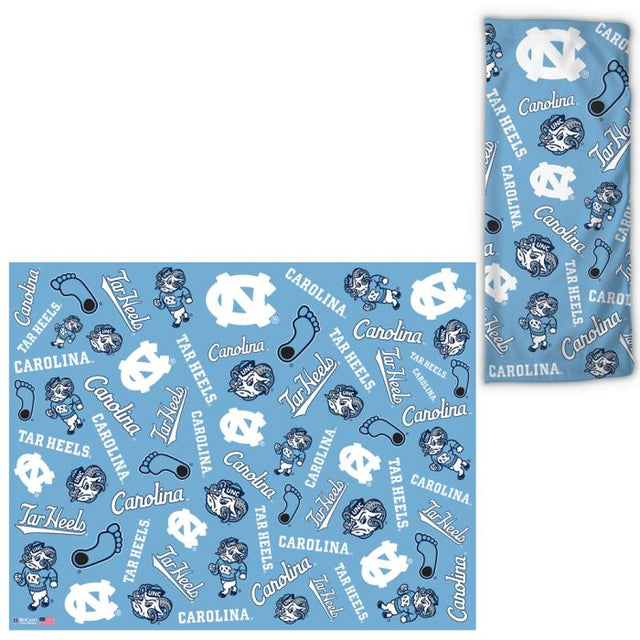 North Carolina Tar Heels Scatter Print Fan Wraps