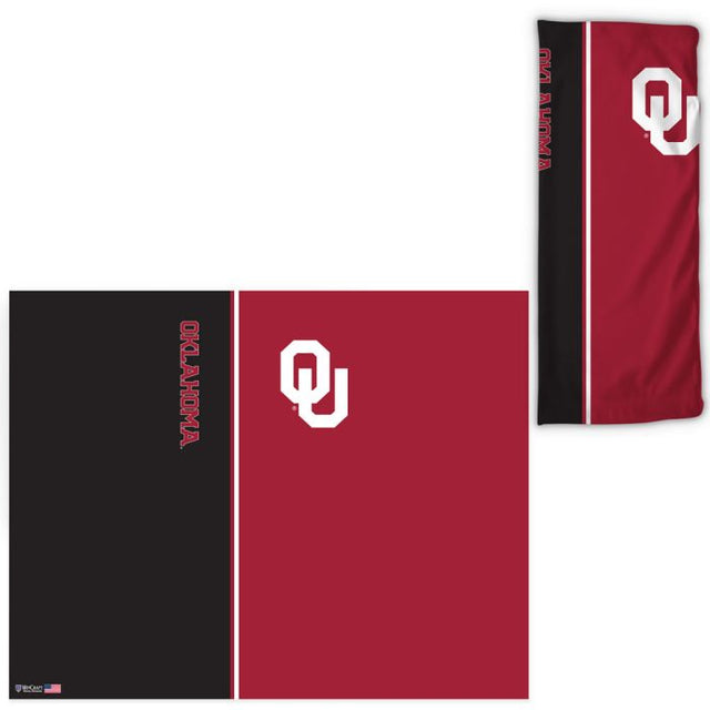 Oklahoma Sooners Vertical Split Fan Wraps