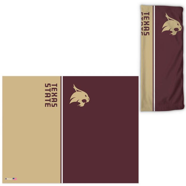 Envolturas para fanáticos de Texas State Bobcats con división vertical