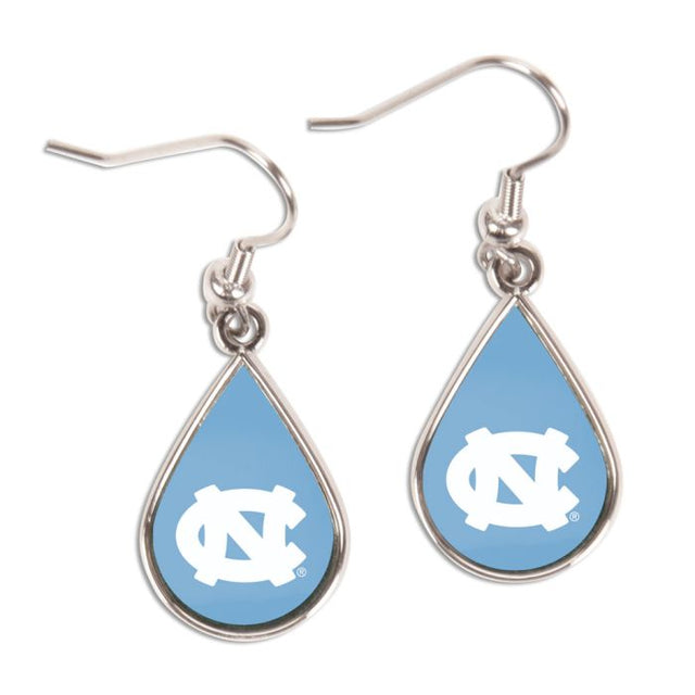 North Carolina Tar Heels Earrings Jewelry Carded Tear Drop