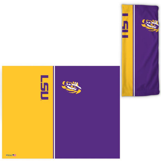 Envolturas para fanáticos de LSU Tigers con división vertical