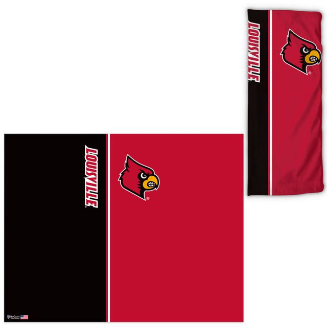 Envolturas para fanáticos con división vertical de los Louisville Cardinals