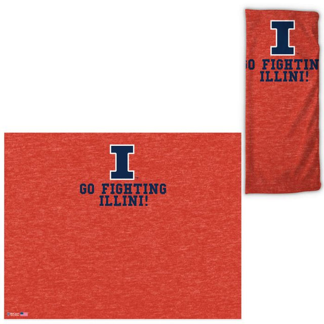 Illinois Fighting Illini heathered Fan Wraps