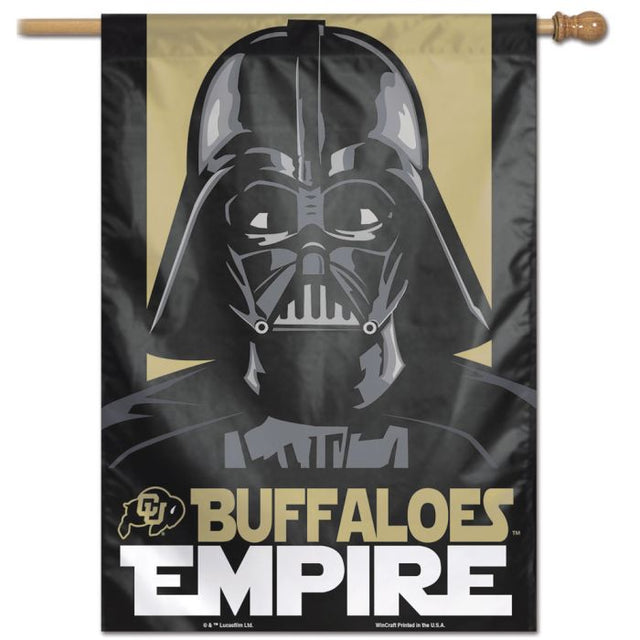 Bandera vertical de los Colorado Buffaloes / Star Wars, Star Wars, Vader, 28" x 40"