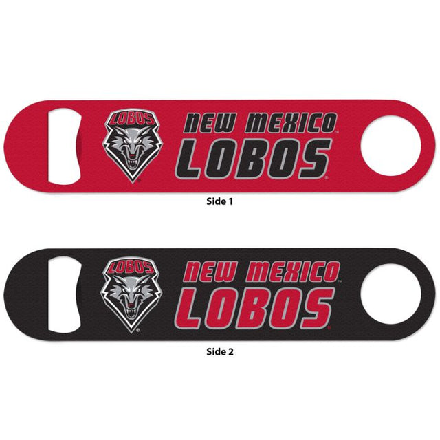 New Mexico Lobos Metal Bottle Opener 2 Sided