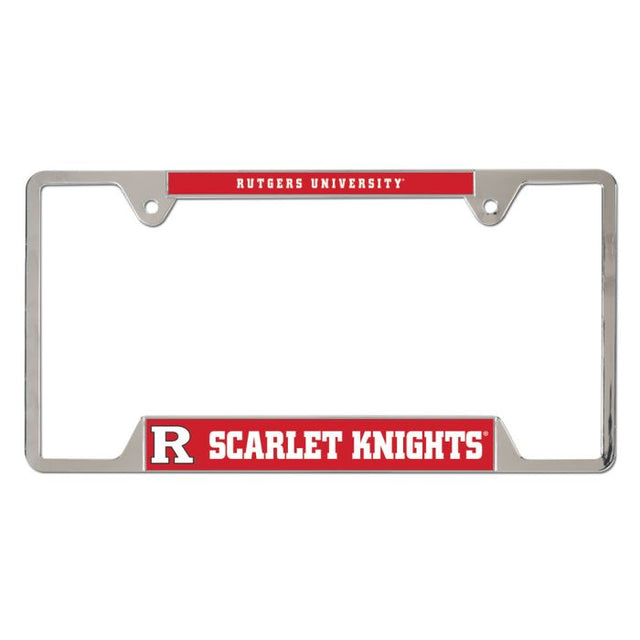 Rutgers Scarlet Knights Metal License Plate Frame