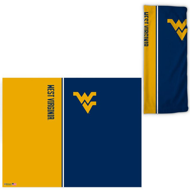 West Virginia Mountaineers Vertical Split Fan Wraps