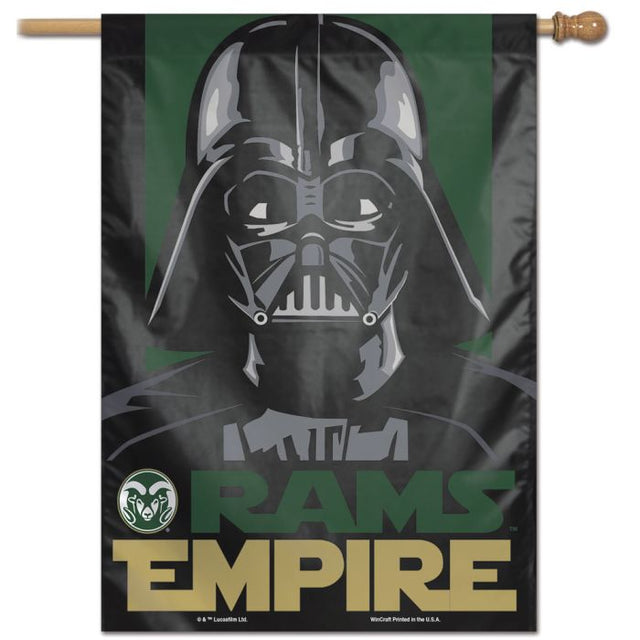 Colorado State Rams / Star Wars DARTH VADER Vertical Flag 28" x 40"