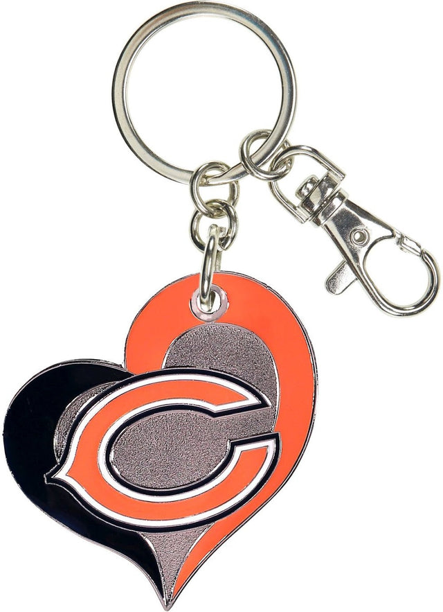 Llavero con forma de corazón de los Chicago Bears -KT-287-16