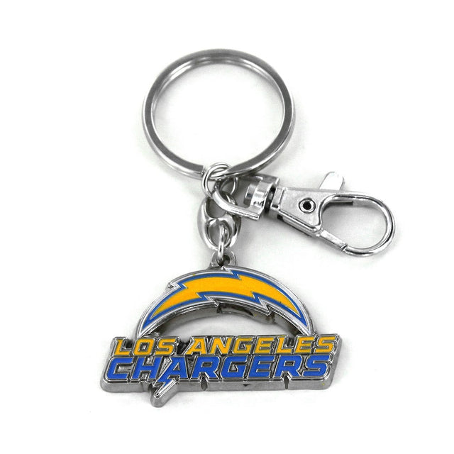 Llavero de peso pesado con el logotipo del equipo Los Angeles Chargers -KT-091-34