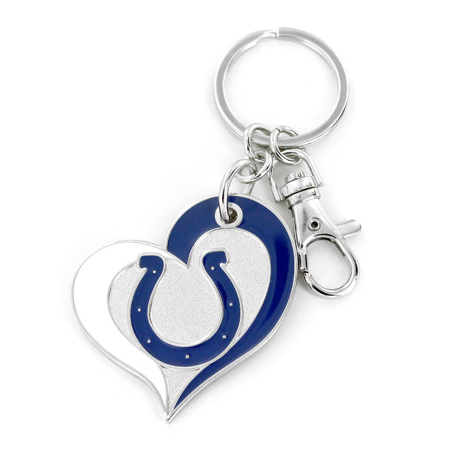 Llavero con forma de corazón de los Indianapolis Colts -KT-287-06