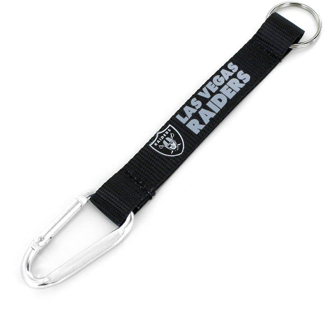 Las Vegas Raiders "LV" Carabiner Keychain -KT-147-35-LV