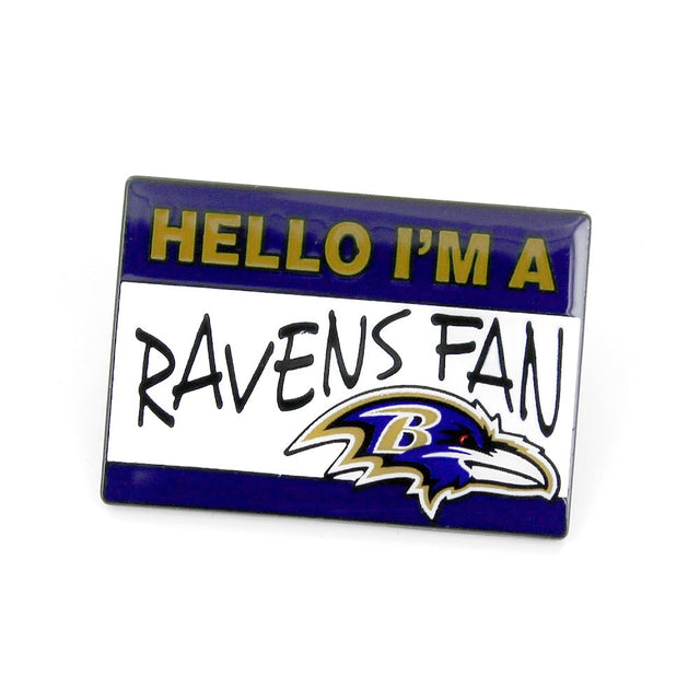 Baltimore Ravens Name Tag Pin -PN-625-31