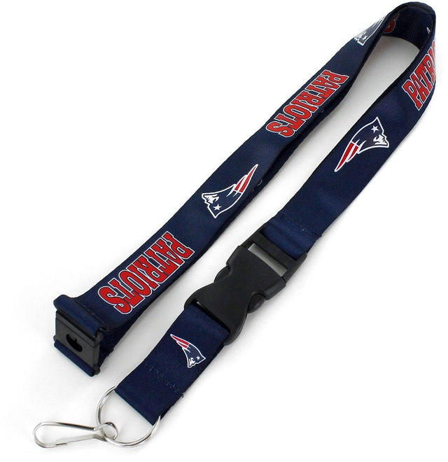 New England Patriots (BLUE) Team Lanyard -LN-095-10