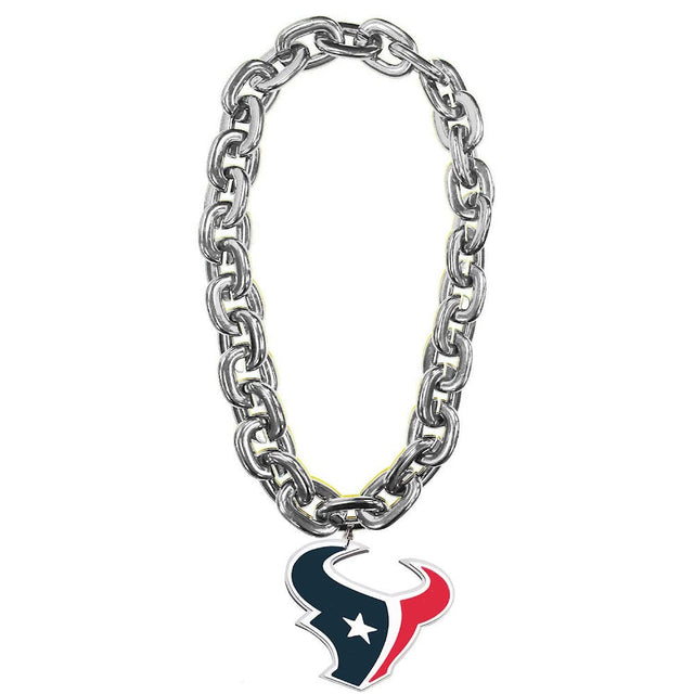 Cadena para ventiladores de los Houston Texans (SILVER) -FF-590-32-SV