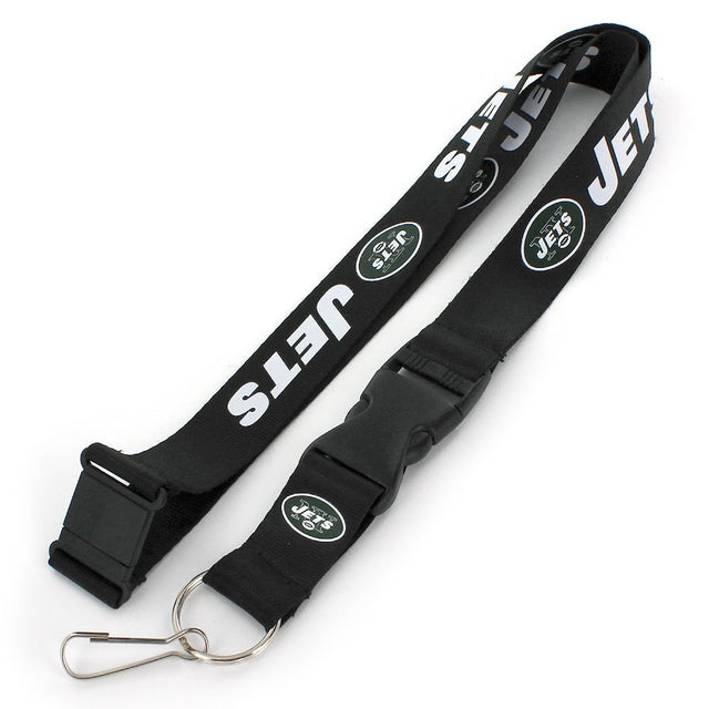 Cordón del equipo New York Jets (NEGRO) -LN-095-11-BK