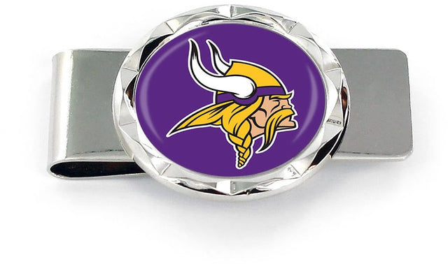 Sujeta billetes con forma de diamante de los Minnesota Vikings -MC-945-21