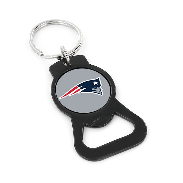 New England Patriots (BLACK) Bottle Opener Keychain -BK-702-10-BK