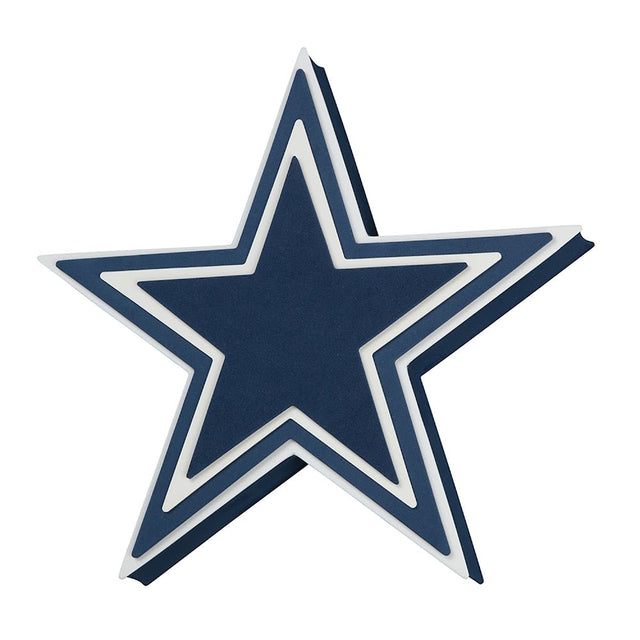 Letrero de pared con el logotipo del equipo Dallas Cowboys -FF-595-17