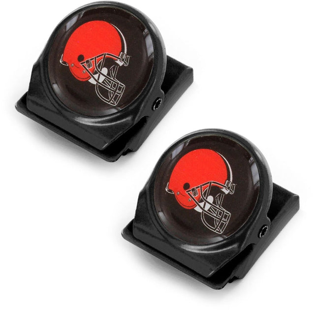 Paquete de 2 imanes con clip para notas de los Cleveland Browns - MG-1135-03