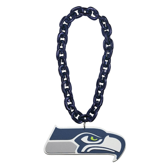 Cadena para fanáticos de los Seattle Seahawks (NAVY) -FF-590-14