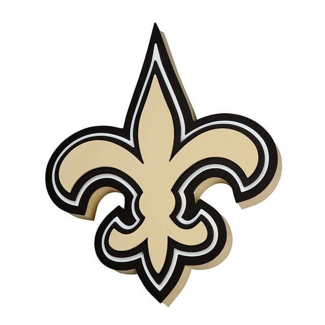 Letrero de pared con el logotipo del equipo New Orleans Saints -FF-595-22