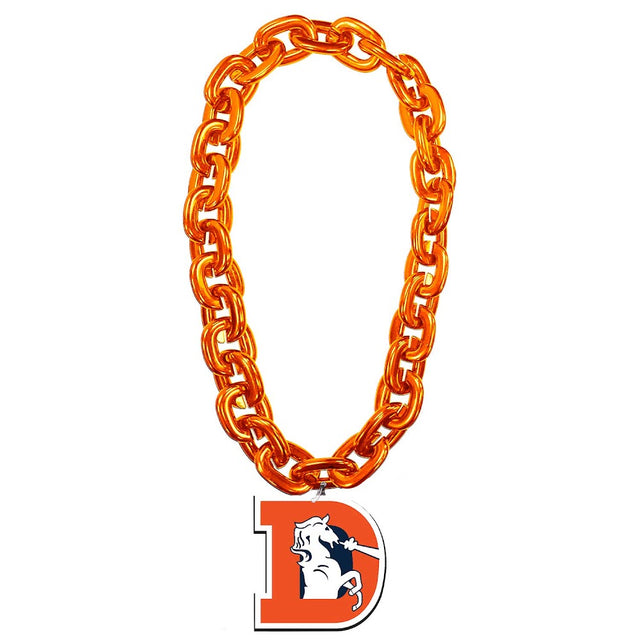 Cadena retro para fanáticos de los Denver Broncos (NARANJA) -FF-590-04-THB