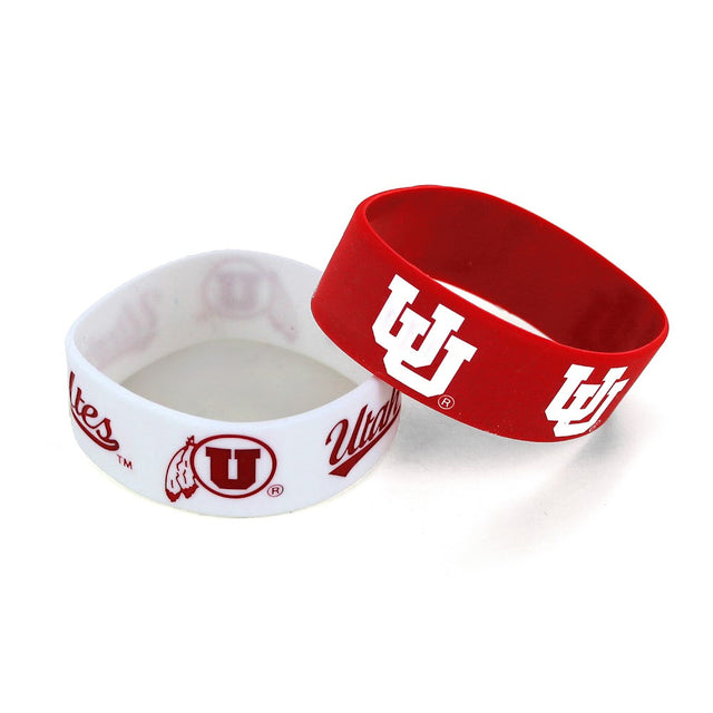 Utah Utes Wide Bracelets (2 Pack) Ccp-Bc-207-23