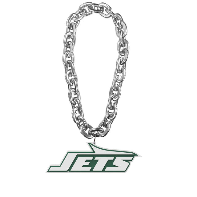 Cadena para ventiladores de los New York Jets (SILVER) -FF-590-11-SV