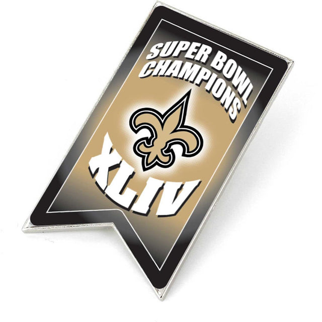 Pin de la bandera del campeonato de los New Orleans Saints (SP) -PN-1064-22