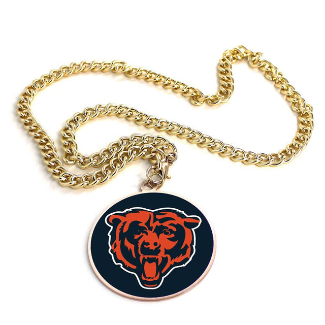 Collar con el emblema del equipo Chicago Bears (ORO) -PD-632-16