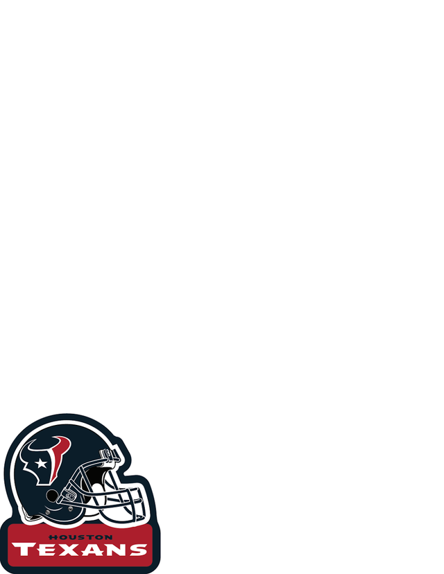 Imán con el logo del casco de los Houston Texans -MG-1067-32