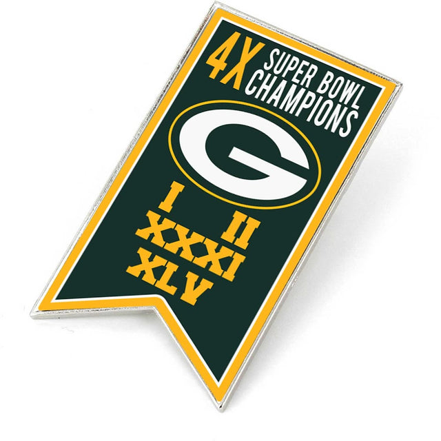 Green Bay Packers Championship Banner Pin (SP) -PN-1064-19