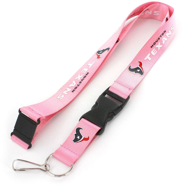 Cordón del equipo Houston Texans (PINK) -LN-095-32-PK