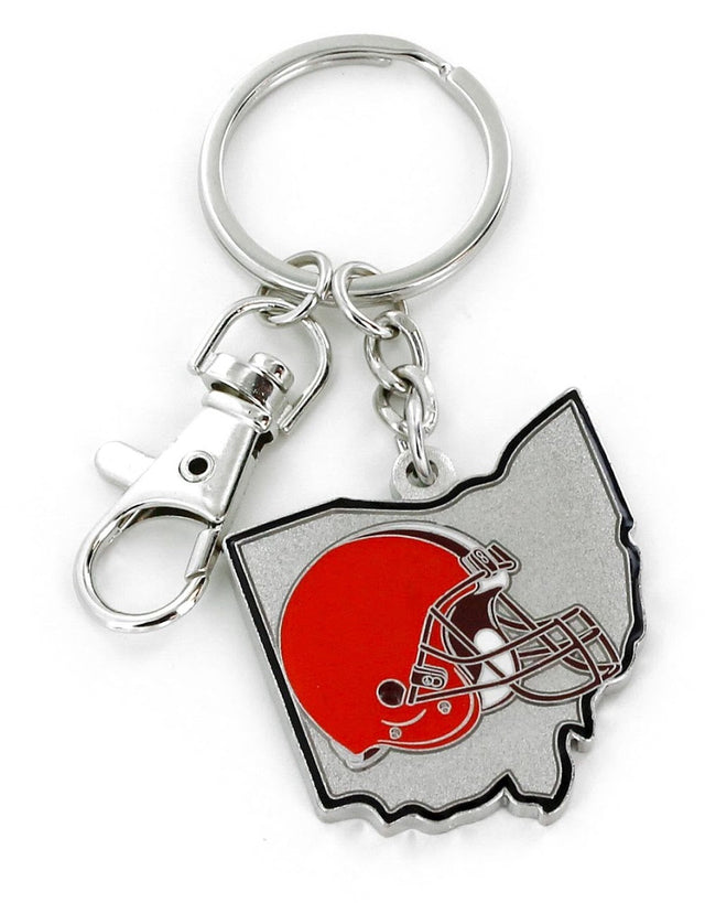 Cleveland Browns - Llavero de peso pesado con diseño del estado -KT-473-03