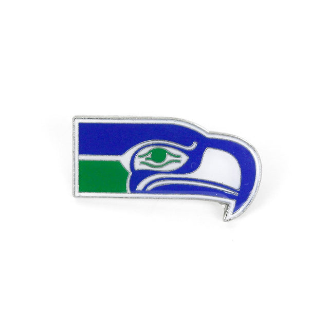 Pin con el logotipo retro de los Seattle Seahawks -PN-629-14