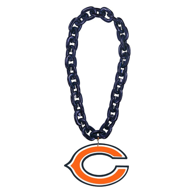 Cadena para fanáticos de los Chicago Bears (NAVY) -FF-590-16