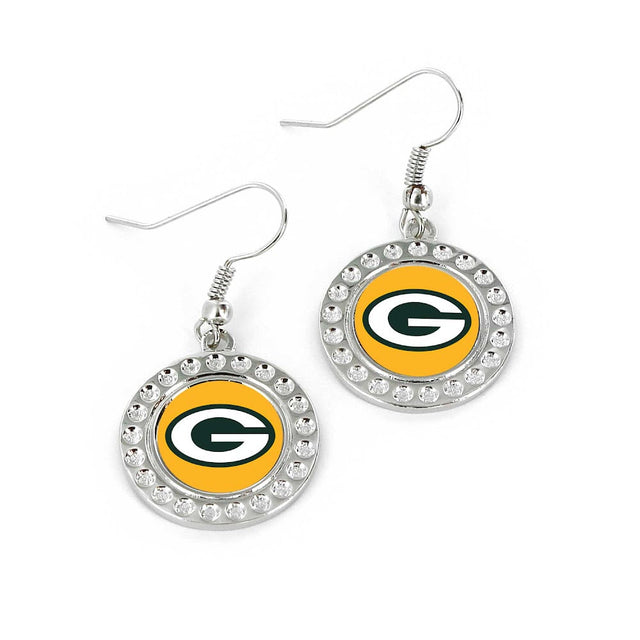 Pendientes con hoyuelos de los Green Bay Packers (FJ-1080) -ER-959-19