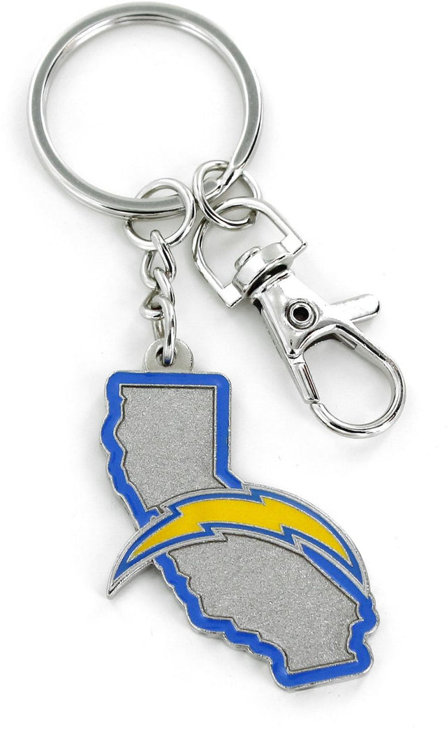 Los Angeles Chargers - Llavero de peso pesado con diseño del estado (NM) -KT-473-34