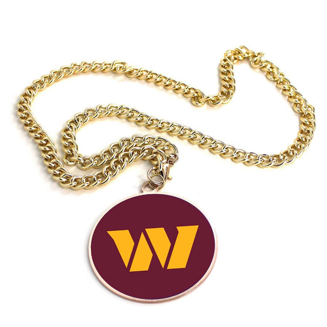 Collar con emblema del equipo Washington Commanders (ORO) -PD-632-37