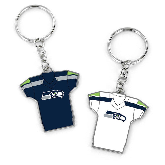 Seattle Seahawks Reversible Home/Away Jersey Keychain -KT-1084-14