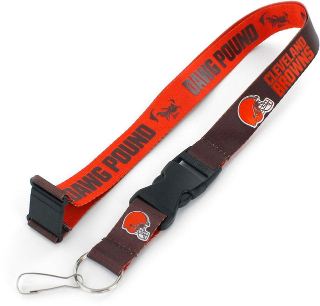 Cordón reversible de los Cleveland Browns (MARRÓN/NARANJA) -LN-162-03