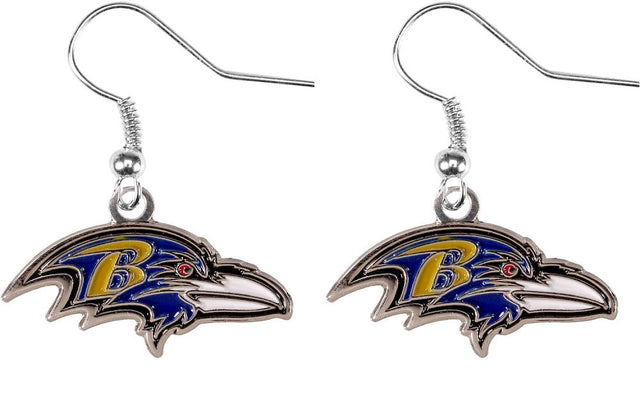 Baltimore Ravens Logo Dangler Earrings -ER-015-31