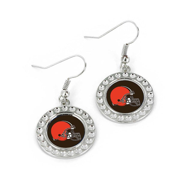 Pendientes con hoyuelos de los Cleveland Browns (FJ-1080) -ER-959-03