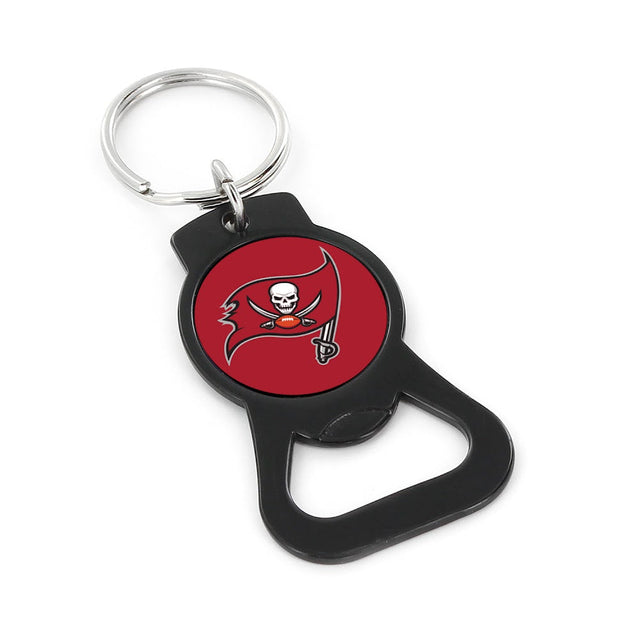 Llavero con abrebotellas de los Tampa Bay Buccaneers (NEGRO) -BK-702-27-BK